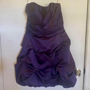 David’s Bridal bubble dress